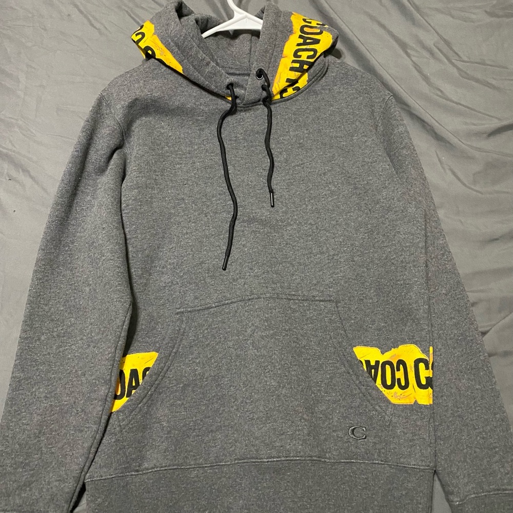 Dark Grey Coach Hoodie